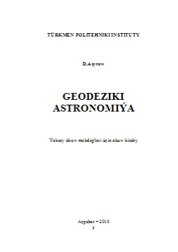 Geodeziki astranomiýa